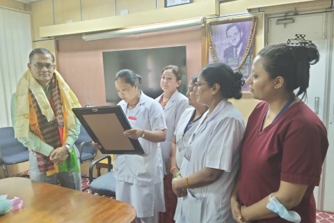 Congratulations to prof Dr. Bikram Prasad Shrestha vice chancellor BPKIHS