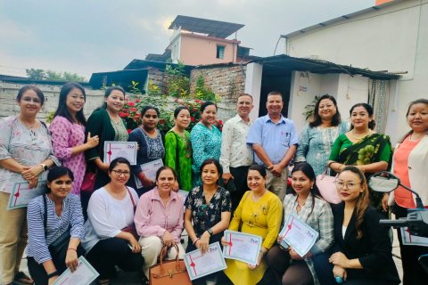 Master of ceremony program by NAN among bpkihs nurses